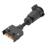 Adaptador De Remolque, Conector Hembra Redondo De 7 Pines A