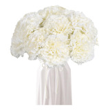 Fqueelvys White Carnations - 2 Ramos De Flores Artificiales.