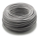 100 Metros Cable U/ftp Blindado Cat 6a Xcase De 500mhz Y 10gbs Color Gris