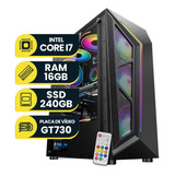 Pc Gamer Intel Core I7 16gb Ram Ssd 240gb Gt730 2gb