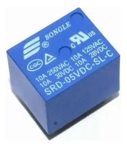 Relé 5v 10a Srd-05vdc-sl-c Arduino, Pic (5 Peças)