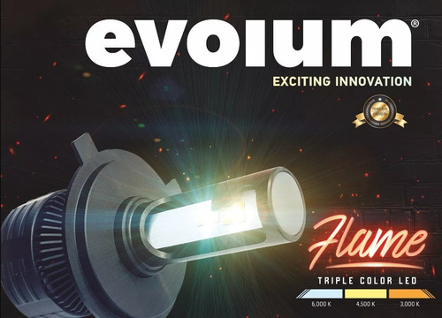 Kit Hyperled Evolum Flame Tricolor 14m  +led Regalo Pellizco