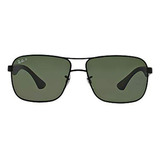 Gafas De Sol Cuadradas De Metal Ray-ban Para Hombres