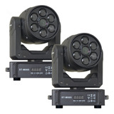 Kit 2 Moving Head Led Spot 100w Bee Eye Desenho Prisma Dmx