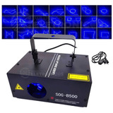 Canhão Raio Laser Holográfico Luz Azul Iluminação Sogb500