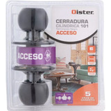 Cerradura Cilindrica Oister 101 Acceso Negro