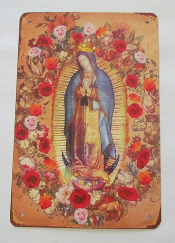 Poster Anuncio Cartel Virgen Maria Guadalupe Decoracion Casa