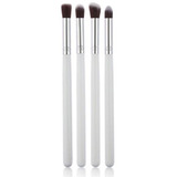 Set De 4 Pinceles Para Maquillaje Rostro Ojos Varios Colores