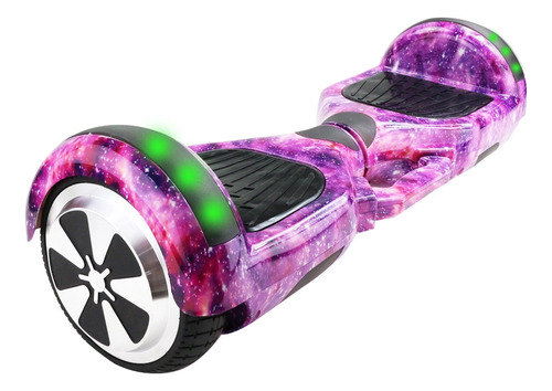 Hoverboard Roxo Galaxia Infantil Smart Balance G Bluetooth