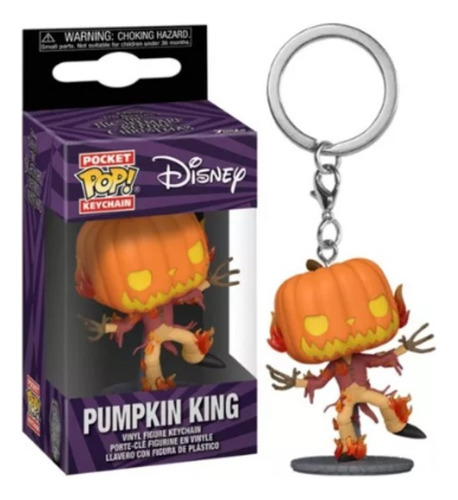 Llavero Pocket Pop: Disney Rey Calabaza