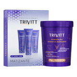 Kit Home Care Matizante + Hidratação Matizante 1 Kg Trivitt