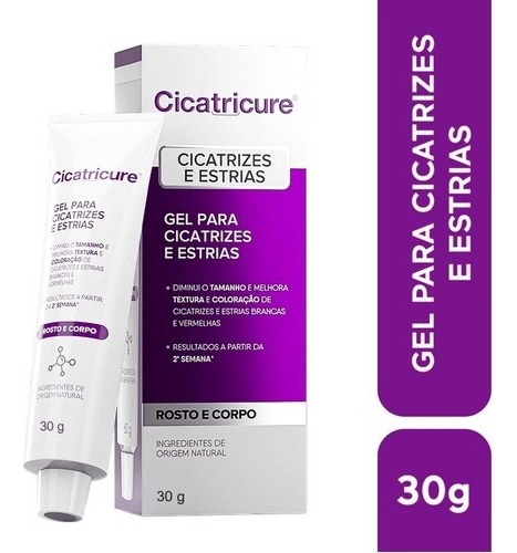 Gel Cicatricure 30g - Rosto E Corpo