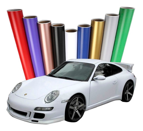 5 Metros Vinil Wrap Automotriz Colores Mate Autoelite Cwf