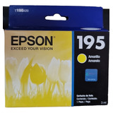 Cartucho Epson T195 Amarillo Orig. T195420 Vencido 2022