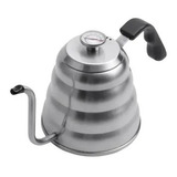 Chaleira Inox Bico De Ganso Tipo Hario Decorada Fino 1,2l