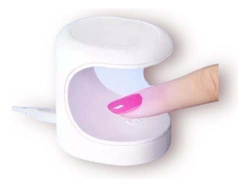 Mini Lámpara De Uñas Led-uv Pequeña Luz De Curación Uñas