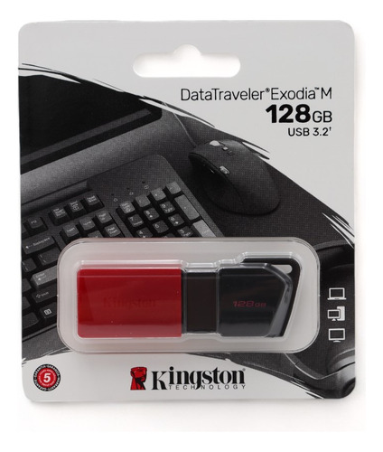 Memoria Usb Kingston Datatraveler Exodia Dtx M 128gb Usb 3.2