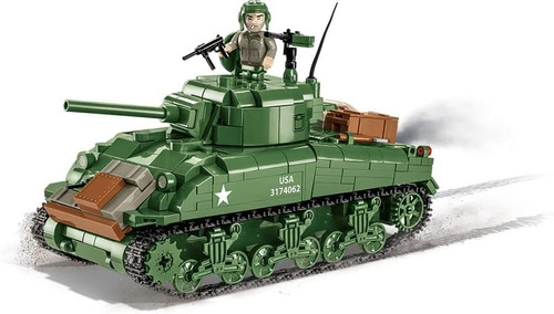 Cobi Company Of Heroes 3 Sherman M4a1 Tank Estilo Lego