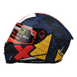 Casco Integral Mt Ff110 Revenge 2 Light B7 - Azul Mate