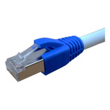 Cabo De Rede Cat6a 10 Metros Blindado Branco Lszh Commscope