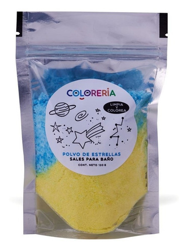 Polvo De Estrellas Sales Bomba De Baño 120g Coloreria Edu