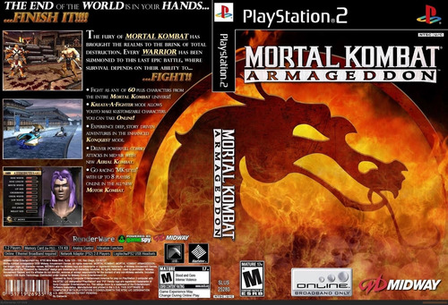 Jogo Mortal Kombat Armageddon Traduzido Em Português - Ps2