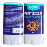 Protetor Solar Algoo Fps 80 Facial Hipoalergênico Lançamento