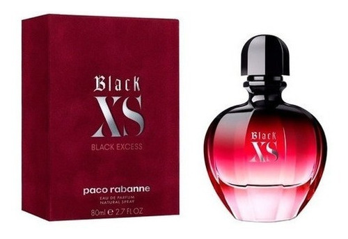 Perfume Paco Rabanne Black Xs For Her Mujer Importado 80 Ml