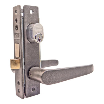 Cerradura Chapa Puerta Aluminio 510t Gris Oscuro Phillips