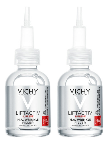 Pack X2 Vichy Liftactiv Supreme H.a Epidermic Filler Serum 