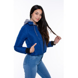 Campera Mujer Inflable Impermeable Con Capucha Chaqueta