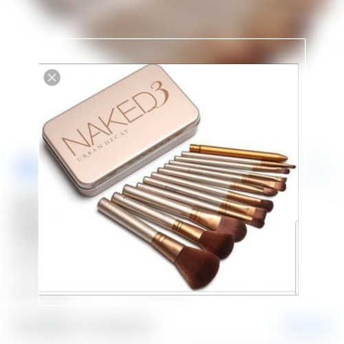 Set De Brochas Naked 3 12 Piezas