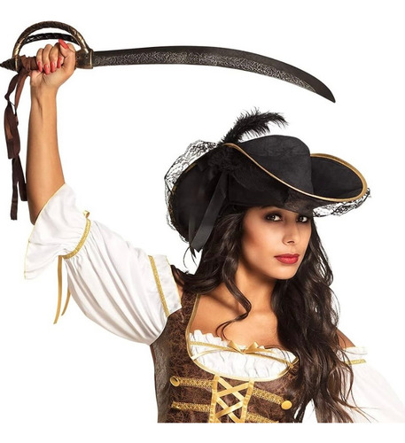 Espada Recreación De Piratas Del Caribe O Corsario Halloween