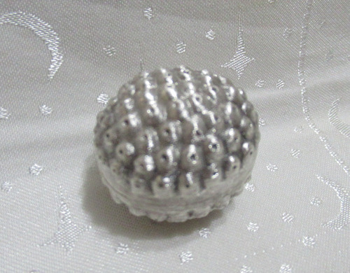 Cajita Alhajero Pastillero Plata 925 Sterling Mexico Fruto