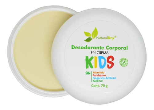 Desodorante Natural - Kids - Niños Sin Alumunio.no Parabenos