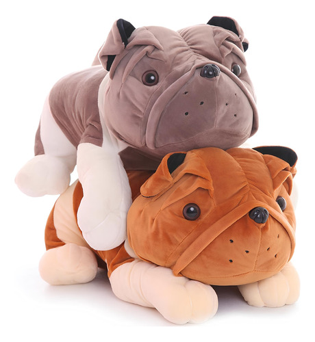 Peluche Almohada Perro Shar Pei Bulldog 42 Cm Suave