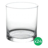 Vaso Whisky Cylinder Vidrio Nadir 320 Ml X 24 Unidades Color Transparente