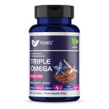 Triple Ômega Muwiz 60 Caps 1000mg Ômega 3 Ômega 6 Ômega 9 Sabor N/a