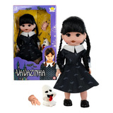 Boneca Vavazinha Adamms Wandinha C/ Mãozinha E Fantasminha