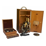 Microscopio Antiguo Alemán E. Leitz Años 20 De Bronce