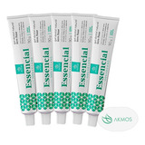 Kit 5 Creme Dental 100% Vegano Sem Flúor Melaleuca Aloe Vera