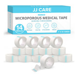 Jj Care Cinta De Microporos [paquete De 14], 1 Pulgada X 10
