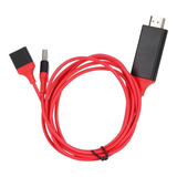 Cable Adaptador Usb Macho Y Hembra A Hdmi Hdtv 1080p Av