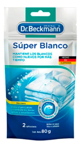 Dr. Beckmann Super Blanco Intenso - 80 Gr. - Doypack