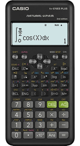 Calculadora Cientifica Casio Fx-570la Fx-570es Plus Español Color Negro