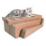 Rumuuke Cat Scratch Pad- 3 En 1 Rascador De Cartón Corrugado