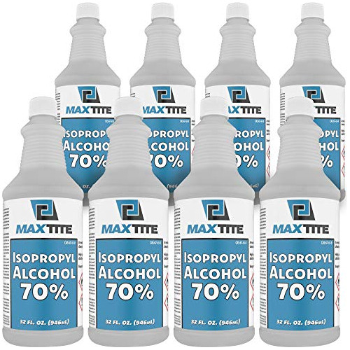 Alcohol Isopropílico Al 70% (2 Galones (32 Oz, 8 Paque...