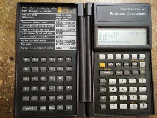 Calculadora Financiera Hp-18c ,con'resolucionador