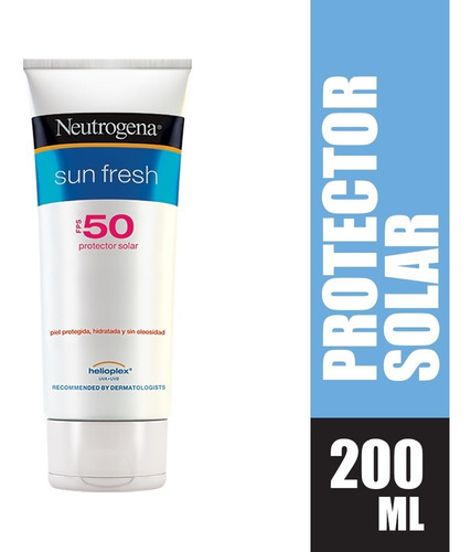 Protector Solar Neutrogena Sun Fresh Fp - mL a $350