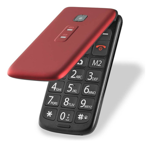 Celular Abre E Fecha Dual Chip Mp3 Vermelho P9021